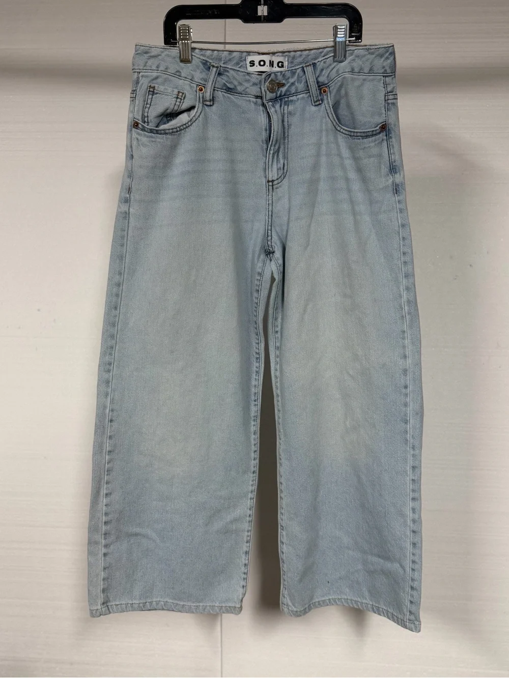 SONG Light Blue womens Straight-Leg Jeans